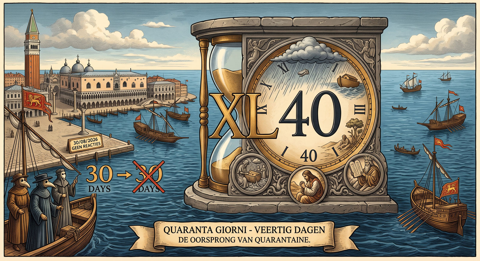 Lees meer over het artikel Quarantaine: veertig dagen wachten voor de kust van Venetië